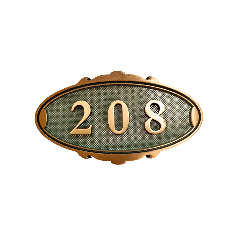 How do house numbers enhance the overall value of spatial management and visual identification?